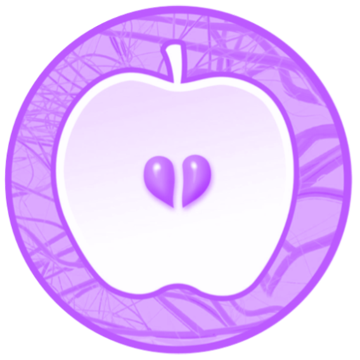 Purple TCVCG Apple logo